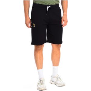 La Martina - Korte Broeken - Zwart - Sportieve Shorts - 100% Katoen