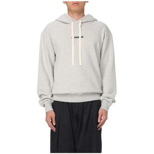 Jil Sander, Heren, Sweatshirts & Hoodies, Grijs, Maat: L