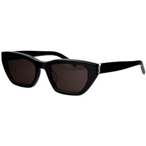 Saint Laurent - SL M127/F - Zonnebril - Zwart - 53 MM - Anti-reflecterende Coatings