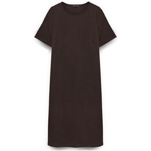 Fiorella Rubino, Dames, Jurken, Bruin, Maat: XS Nylon,