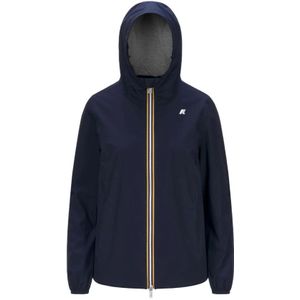 K-Way, Dames, Jassen, Blauw, Maat: M Poliester,