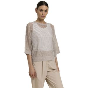 Peserico, Dames, Truien, Beige, Maat: XL