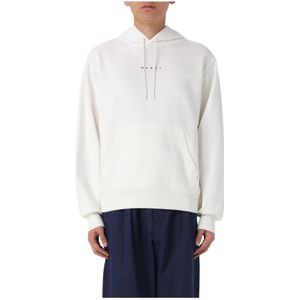 Marni - Hoodie Sweatshirt - Wit - Katoen