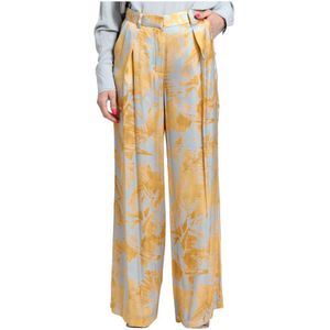 Kaos, Dames, Broeken, Veelkleurig, Maat: L Satijn,