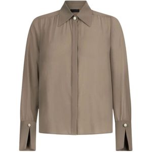 Liu Jo, Dames, Blouses & Shirts, Groen, Maat: S