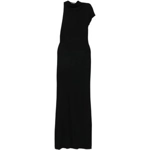 Tom Ford, Dames, Jurken, Zwart, Maat: XS Viscose,