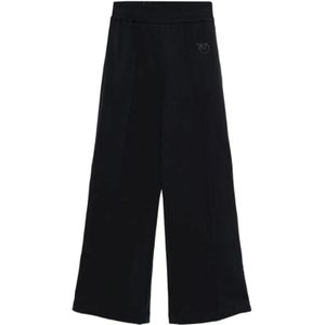 Pinko, Dames, Broeken, Blauw, Maat: L Katoen,