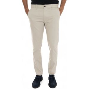 Hugo, Heren, Broeken, Beige, Maat: W40 Katoen,