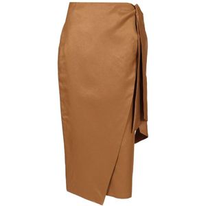 Max Mara, Dames, Rokken, Bruin, Maat: S