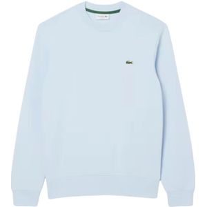 Lacoste, Heren, Sweatshirts & Hoodies, Blauw, Maat: XS Katoen,