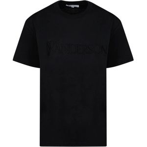 JW Anderson, Dames, Tops, Zwart, Maat: XS Katoen,