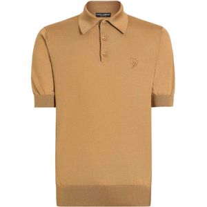 Dolce & Gabbana, Heren, Tops, Beige, Maat: M