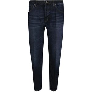 Dondup, Heren, Jeans, Blauw, Maat: W38 Denim,