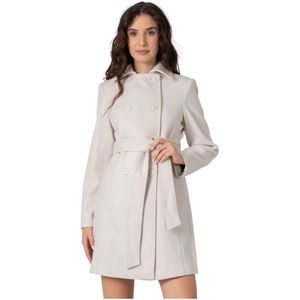 Kocca, Dames, Mantels, Beige, Maat: L Leer,