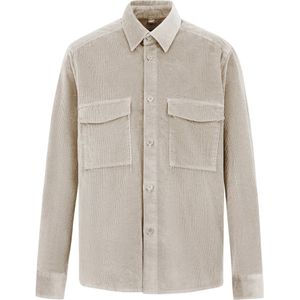 Drykorn - Cord Overshirt - Beige - Heren - Katoen