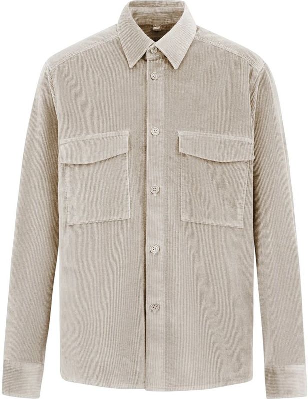 Drykorn - Cord Overshirt - Beige - Heren - Katoen