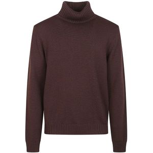 Zanone, Heren, Truien, Bruin, Maat: L Wol,