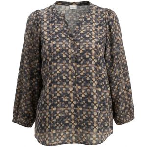 IN Front, Dames, Blouses & Shirts, Veelkleurig, Maat: 2XL