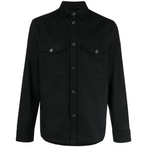 J.Lindeberg, Heren, Jassen, Zwart, Maat: XL Wol,