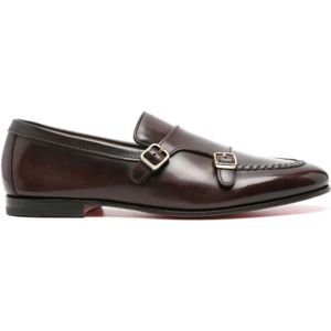 Santoni Loafers , Brown , Heren , Maat: 43 EU