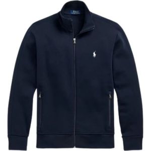 Polo Ralph Lauren, Heren, Sweatshirts & Hoodies, Blauw, Maat: L Piqué,