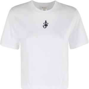 JW Anderson, Dames, Tops, Wit, Maat: S Katoen,