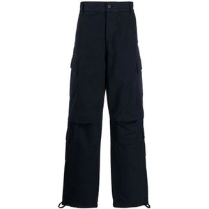 Darkpark, Heren, Broeken, Blauw, Maat: L Katoen,