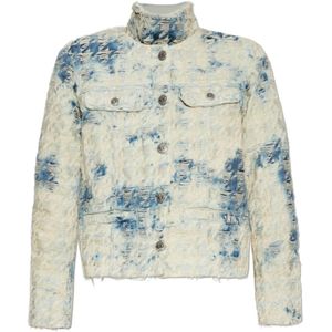 Diesel, Dames, Jassen, Blauw, Maat: L Katoen,