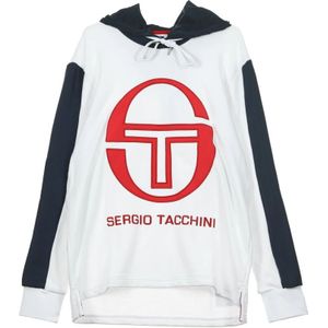 Sergio Tacchini, Heren, Sweatshirts & Hoodies, Wit, Maat: XL