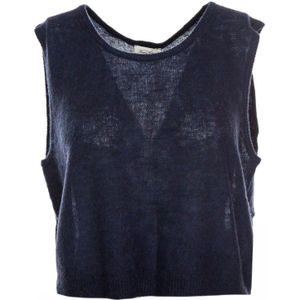 American Vintage, Dames, Tops, Blauw, Maat: S