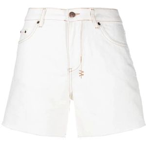 Ksubi, Dames, Korte broeken, Wit, Maat: W24 Katoen,