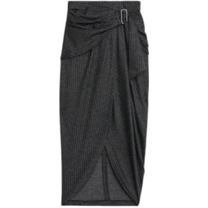 Isabel Marant, Dames, Rokken, Grijs, Maat: S Katoen,