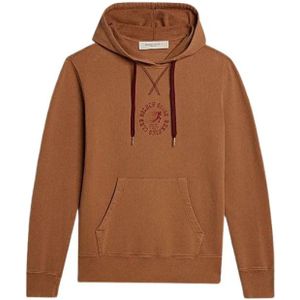 Golden Goose, Heren, Sweatshirts & Hoodies, Bruin, Maat: 2XS Katoen,