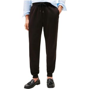 Tommy Hilfiger, Heren, Broeken, Zwart, Maat: S Katoen,