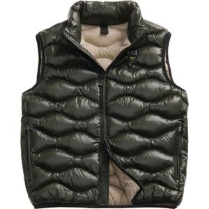 Blauer - Vest - Groen - Mouwloos - Polyester