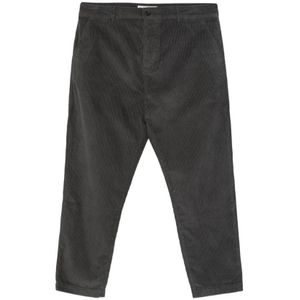 Universal Works, Heren, Broeken, Grijs, Maat: W34 Katoen,