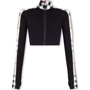 Burberry, Dames, Tops, Zwart, Maat: M