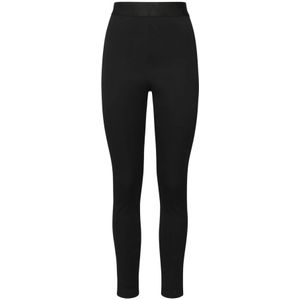 Dolce & Gabbana, Dames, Broeken, Zwart, Maat: S Tweed,