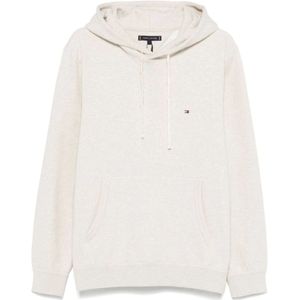 Tommy Hilfiger, Heren, Sweatshirts & Hoodies, Beige, Maat: M Katoen,