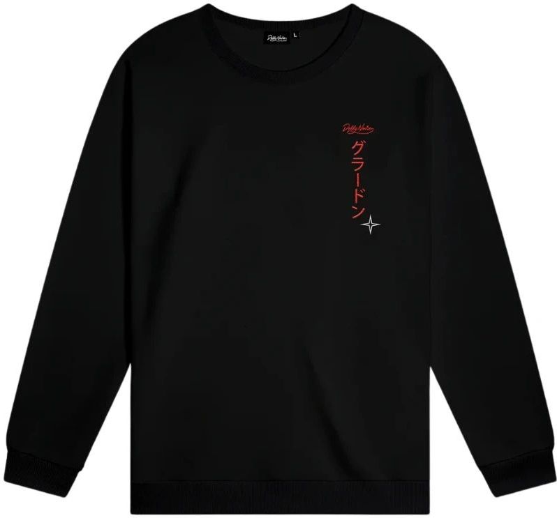 Dolly Noire - Pokemon Geborduurde Sweater - Zwart - Heren