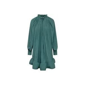 Lanvin Lange mouwen jurk , Green , Dames , Maat: S