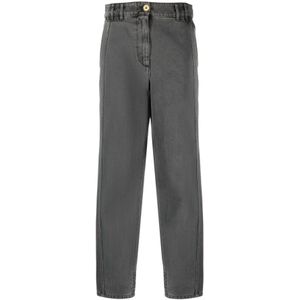 Patou, Dames, Jeans, Grijs, Maat: S Katoen,