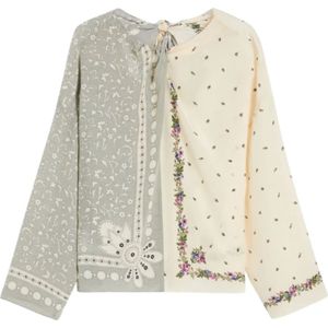 Max Mara, Dames, Blouses & Shirts, Beige, Maat: S Zijde,