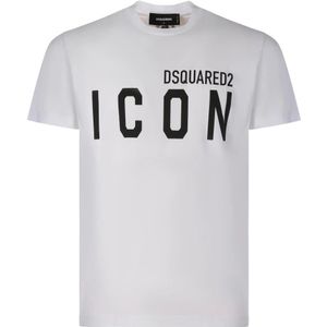 Dsquared2, Heren, Tops, Wit, Maat: 2XL