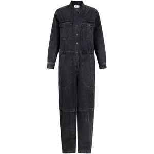 Isabel Marant, Dames, Jumpsuits & Playsuits, Zwart, Maat: 2XS