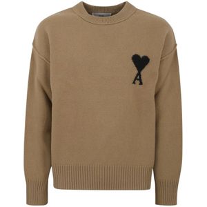 Ami Paris, Heren, Truien, Bruin, Maat: M Wol,