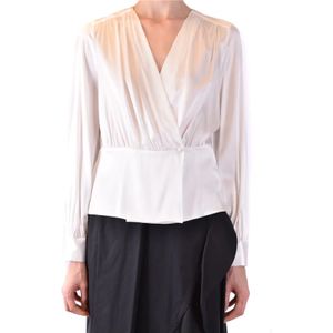 Pinko, Dames, Blouses & Shirts, Wit, Maat: M Zijde,