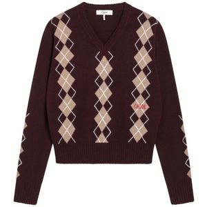 Chloé, Dames, Truien, Bruin, Maat: M Wol,