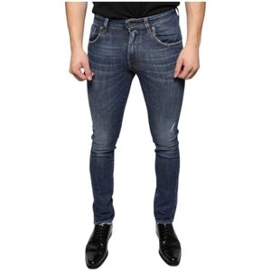 Dolce & Gabbana, Heren, Jeans, Blauw, Maat: XS Denim,