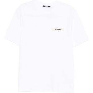 Jacquemus, Heren, Tops, Wit, Maat: L